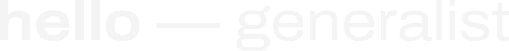 Hello Generalist